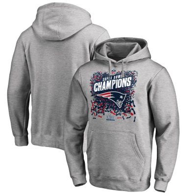 New England Patriots Super Bowl LIII Champions Trophy Collection Locker Room Pullover Hoodie