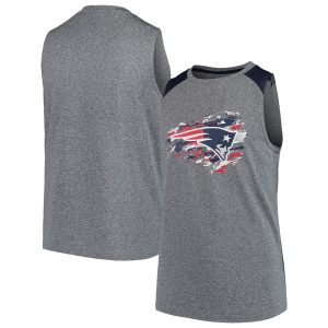 New England Patriots NFL Pro Line by Fanatics Branded Youth True Colors Sleeveless T-Shirt